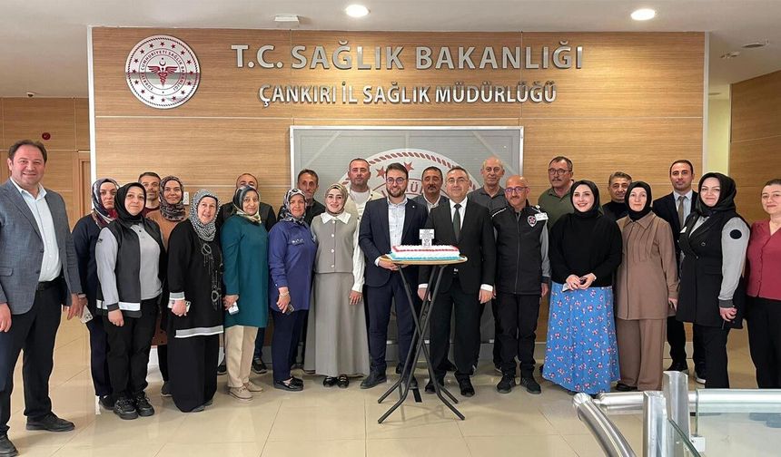 Çankırı İl Sağlık Müdürlüğü’nde 1 Mayıs Kutlaması Yapıldı