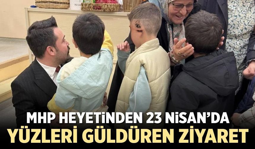 Çankırı MHP Heyetinden 23 Nisan’da Yüzleri Güldüren Ziyaret