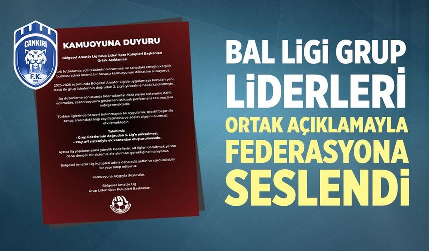 BAL Ligi Grup Liderlerinden Federasyona Ortak Çağrı