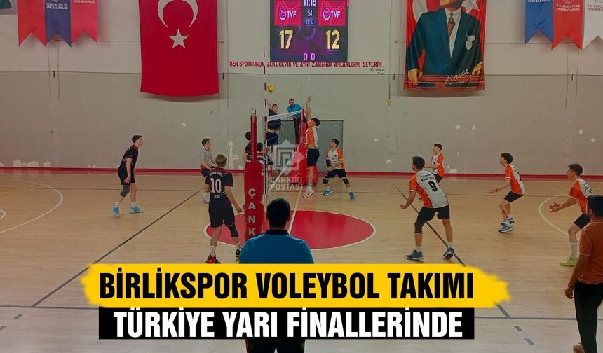 Birlikspor Voleybol Takımı Türkiye yarı finallerinde