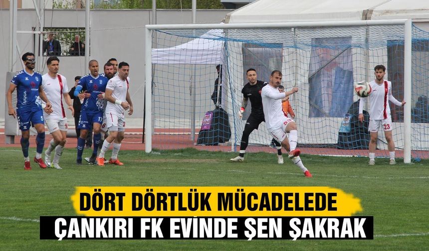 Çankırı FK evinde şen şakrak