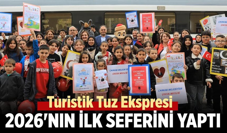 Turistik Tuz Ekspresi 2026'nın ilk seferini yaptı