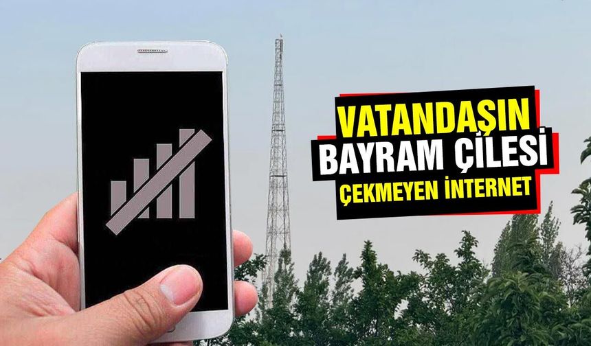 Çankırı’da Vatandaşın Bayram Çilesi: Çekmeyen İnternet