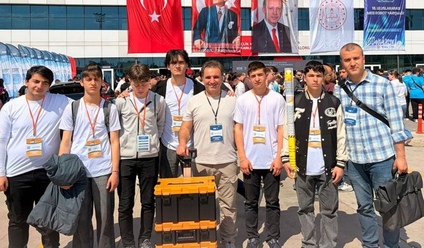 Çankırı MTAL Öğrencileri MEB Robot Yarışması’nda