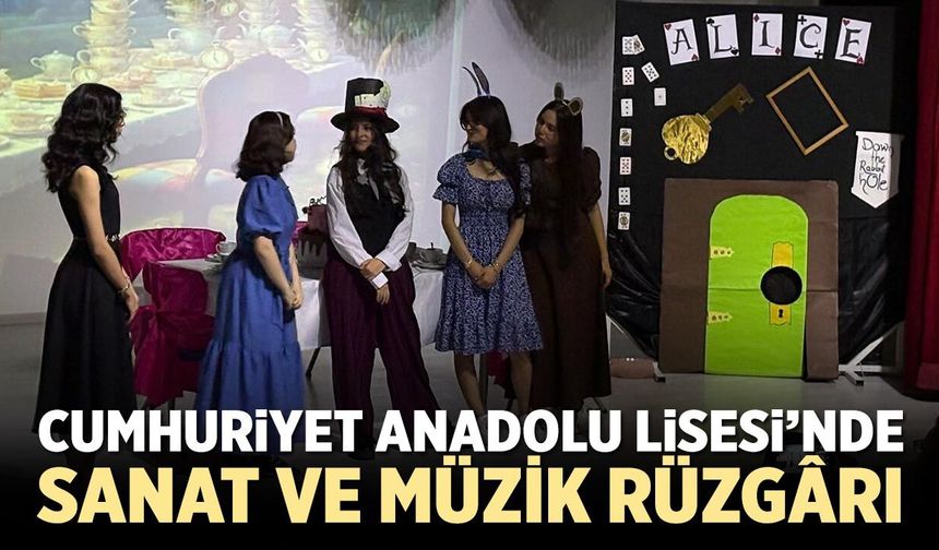 Çankırı Cumhuriyet Anadolu Lisesi’nde sanat ve müzik rüzgârı