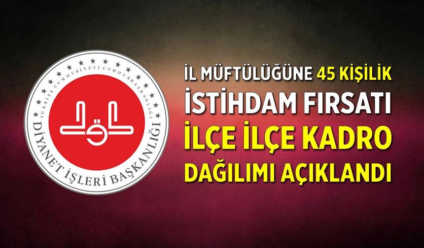 Çankırı’da 45 Kişilik İstihdam Fırsatı: İlçe İlçe Kadro Dağılımı Açıklandı