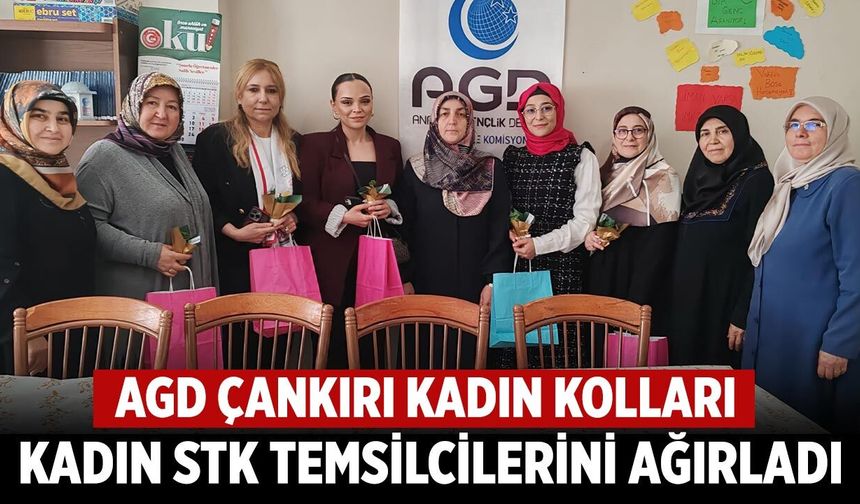 Çankırı AGD Kadın Kolları Kadın STK Temsilcilerini Ağırladı