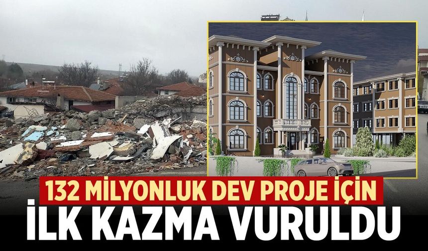 Atkaracalar’da 132 Milyonluk Dev Proje İçin İlk Kazma Vuruldu
