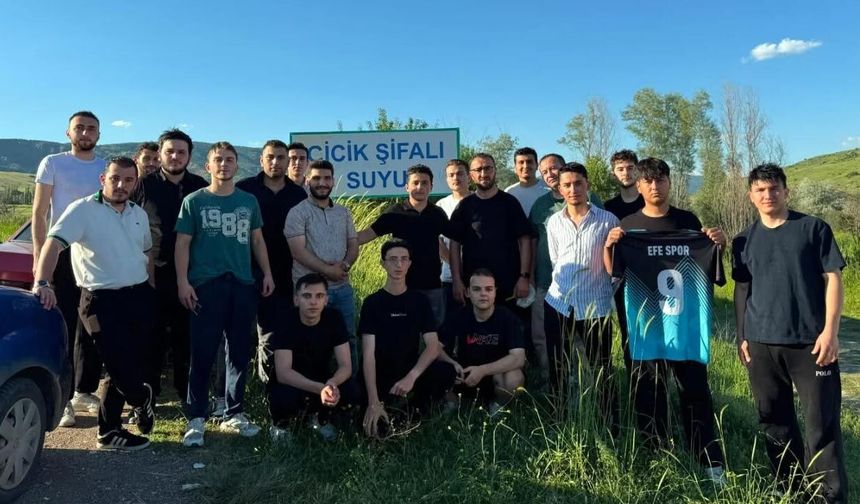 Çankırı’da KYK öğrencileri final sonrası piknikte buluştu