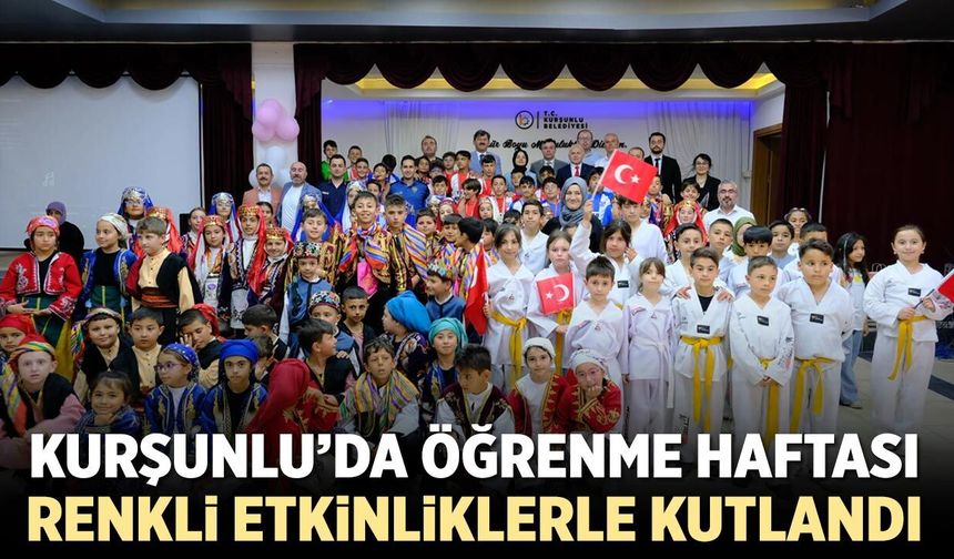 Kurşunlu’da öğrenme haftası renkli etkinliklerle kutlandı