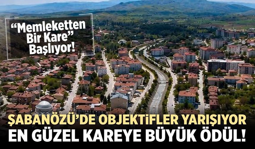 Şabanözü’nde Objektifler Yarışıyor: En Güzel Kareye Büyük Ödül!