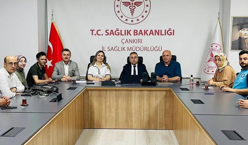 Çankırı’da sağlık stokları masaya yatırıldı
