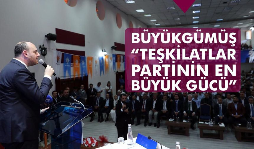 Büyükgümüş Çankırı'da konuştu: Teşkilatlar partinin en büyük gücü