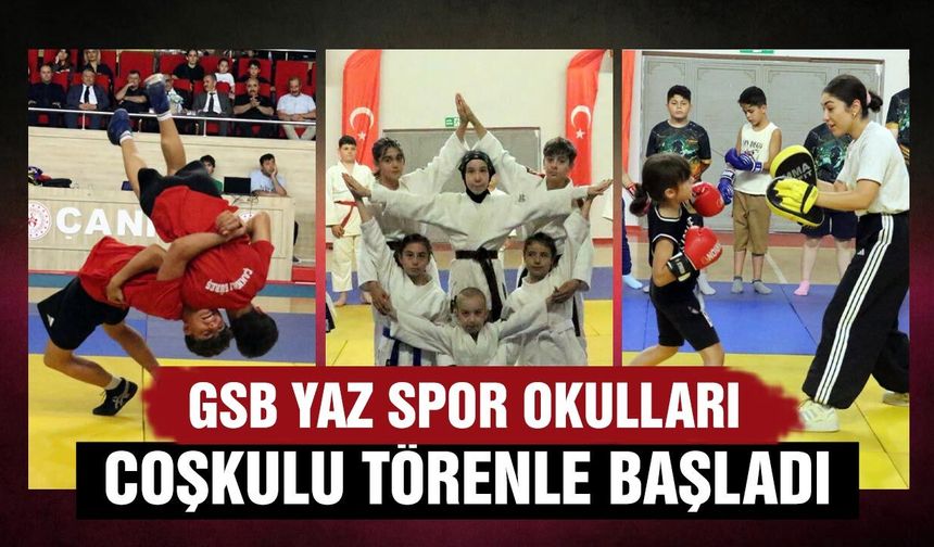 Çankırı’da GSB Yaz Spor Okulları coşkulu törenle başladı