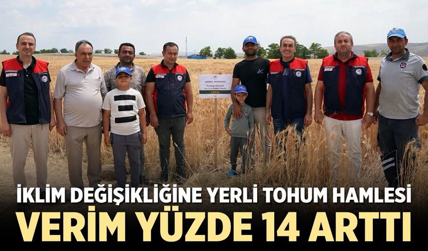 Çankırı'da yerli tohumlar sınavı başarıyla geçti
