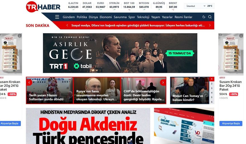 Türkiye ve Dünyadan Haberler