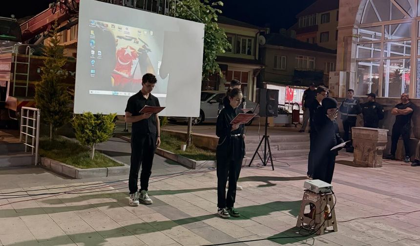 Atkaracalar'da 15 Temmuz ruhu yeniden yaşatıldı
