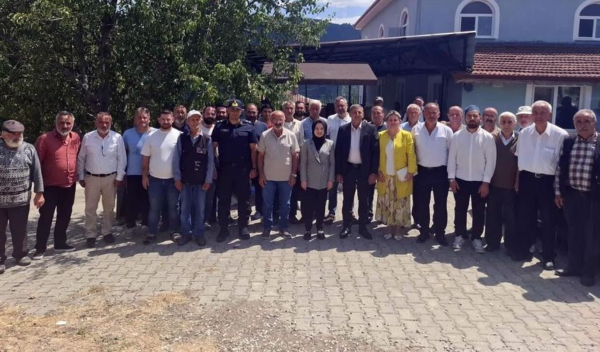 Atkaracalar’da Kükürt Köyü’nde yağmur ve şükür duası yapıldı
