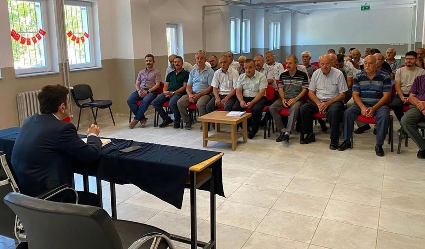 Bayramören'de muhtarlarla istişare toplantısı düzenlendi