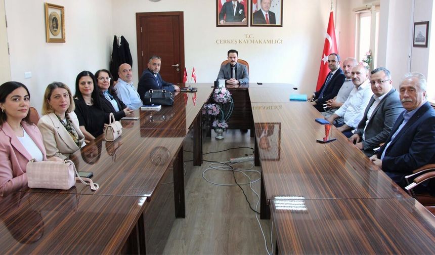 Çerkeş’te eğitim kalitesini artırmak için istişare toplantısı yapıldı