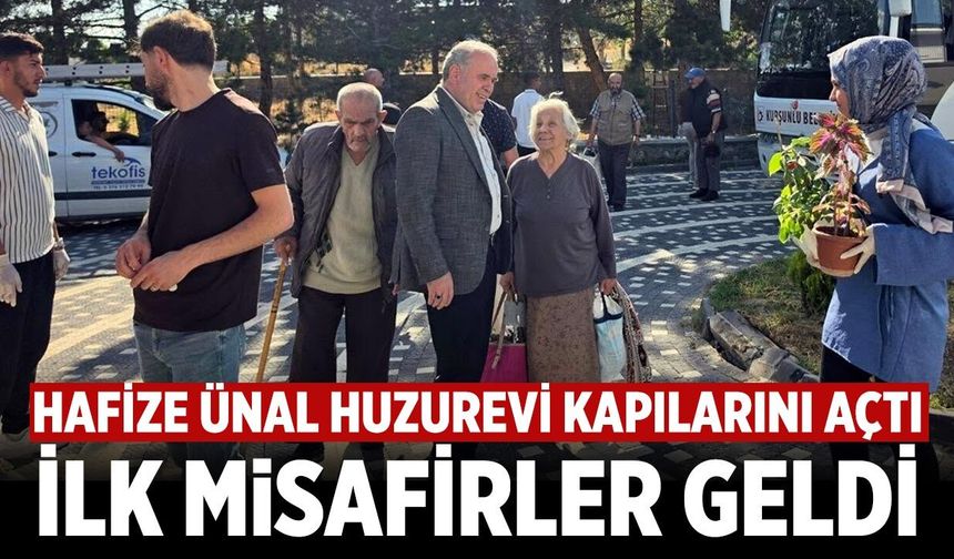 Kurşunlu Hafize Ünal Huzurevi kapılarını açtı: İlk konuklar geldi