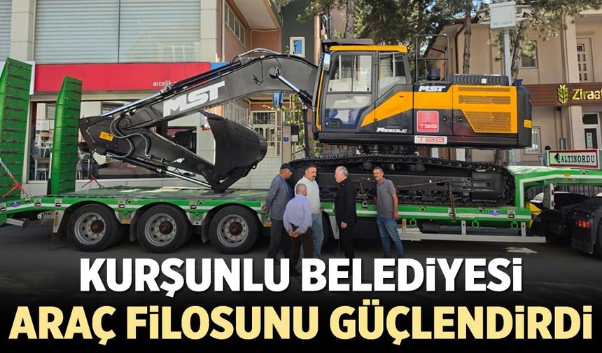 Kurşunlu Belediyesi araç filosunu güçlendirdi