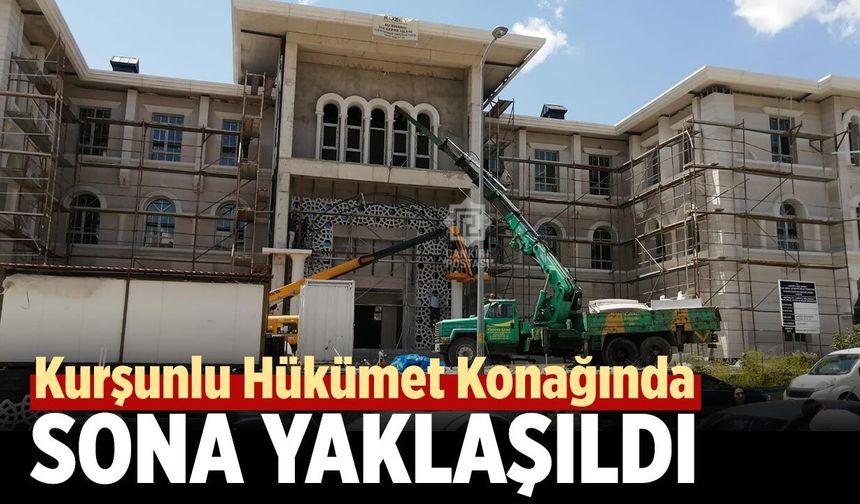 Kurşunlu’nun yeni hükümet konağında sona yaklaşıldı