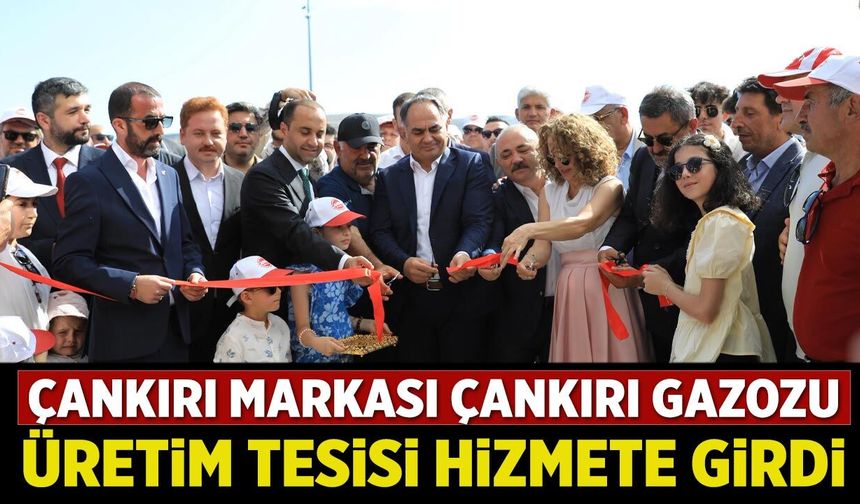 Çankırı'nın yerli gazozu artık kendi fabrikasında üretilecek