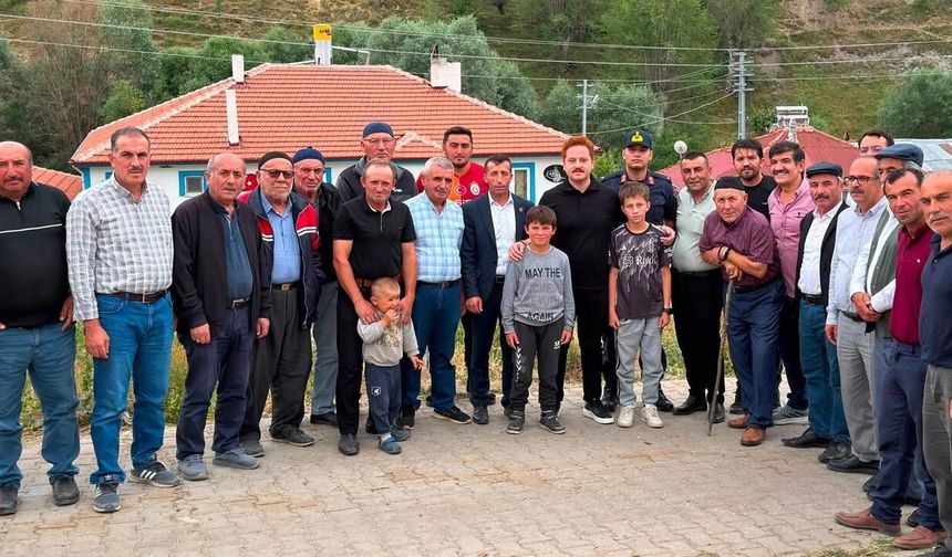 Orta Kaymakamı İnce, köy ziyaretlerinde vatandaşlarla buluştu