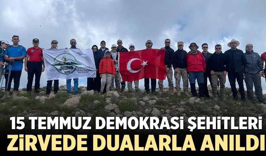 15 Temmuz Demokrasi Şehitleri Ilgaz Dağı'nın zirvesinde dualarla anıldı
