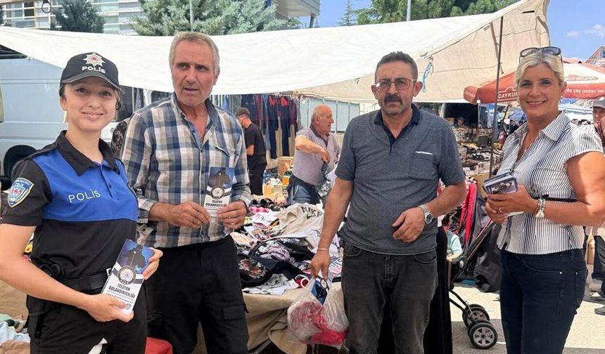 Çankırı Emniyeti’nin dolandırıcılığa karşı bilinçlendirme çalışmaları sürüyor