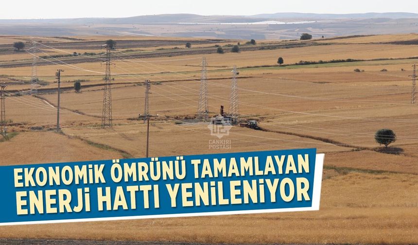 Kurşunlu ve Atkaracalar'da enerji hattı yenileniyor