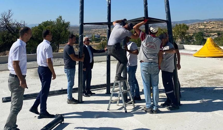 Korgun’da asfalt, park ve mesire alanı çalışmaları sürüyor