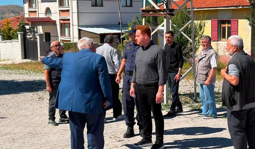 Orta Kaymakamı İnce, Ortabayındır ve Derebayındır köylerini ziyaret etti