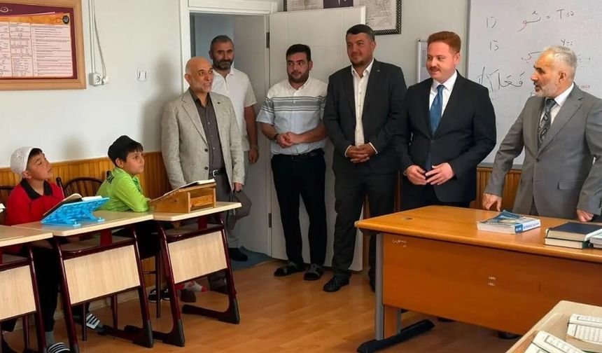 Kalfat’ta hafızlık eğitimi gören öğrencilere ziyaret
