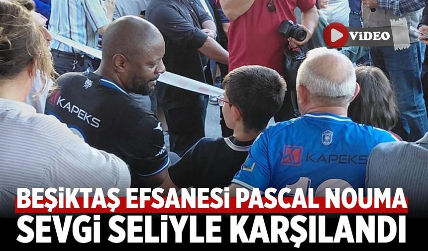 Beşiktaş efsanesi Pascal Nouma, Çankırı'da sevgi seliyle karşılandı