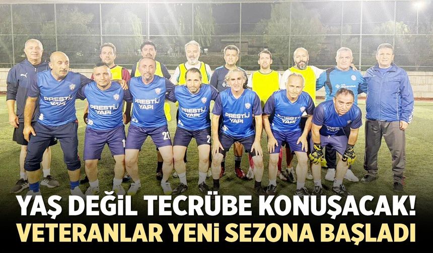Çankırı Belediyespor Veteranlar yeni sezon için sahaya indi