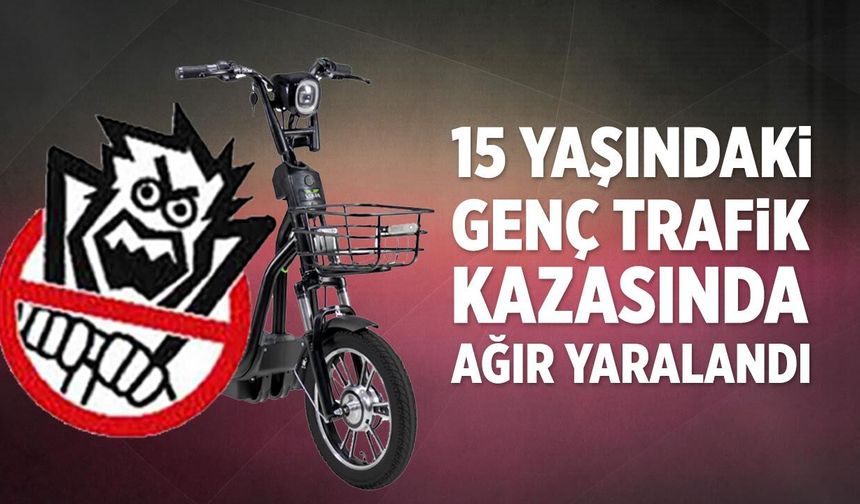 Çankırı’da 15 yaşındaki genç trafik kazasında ağır yaralandı