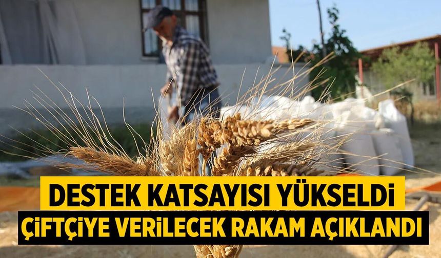 Çiftçiye destek katsayısında artış! Yeni rakam belli oldu