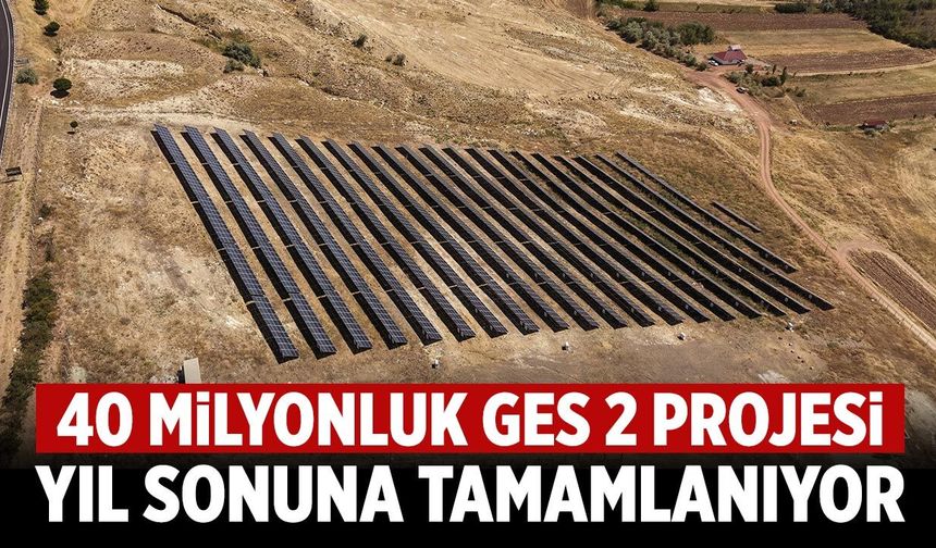 Çankırı Belediyesi’nden 40 milyon liralık GES yatırımı
