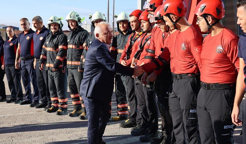 Başkan Esen İtfaiye Teşkilatının 312. yaşını personeliyle kutladı