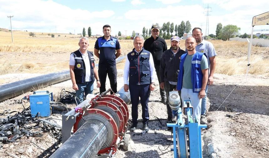 Çerkeş’te içme suyu hattında ilk etap tamamlandı