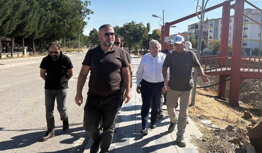 Şabanözü’nde Sanı Deresi için çalışmalar yerinde incelendi