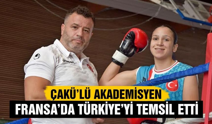 ÇAKÜ’lü akademisyen Fransa’da Türkiye’yi temsil etti