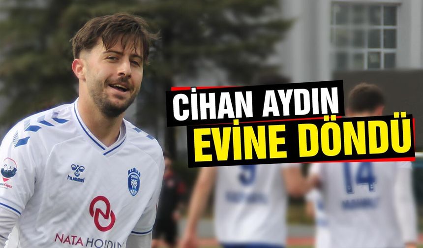 Çankırı FK futbolcusu Cihan Aydın evine döndü