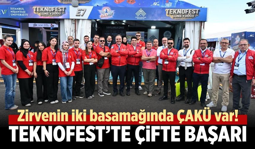ÇAKÜ, TEKNOFEST’te çifte başarıya imza attı