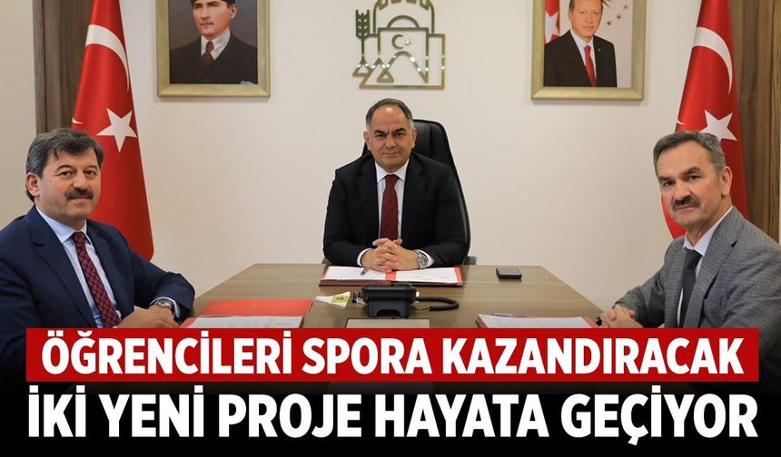 Çankırı’da öğrencileri spora kazandıracak iki yeni proje hayata geçiyor
