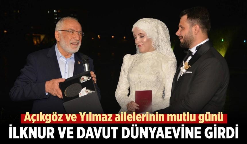 Açıkgöz ve Yılmaz ailelerinin mutlu günü