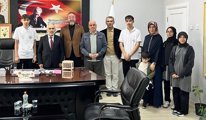 İmam Hatip Lisesinden Müftü Şahin’e ziyaret