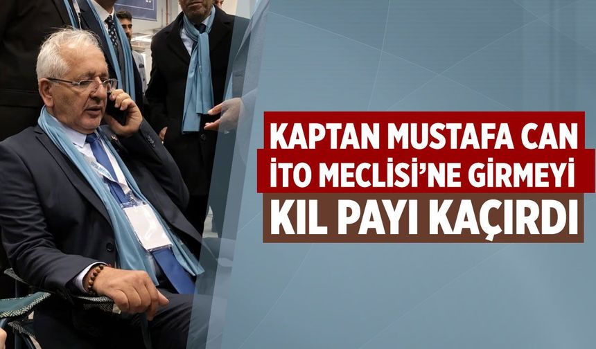 İTO seçimlerinde Kaptan Mustafa Can kıl payı farkla kaçırdı